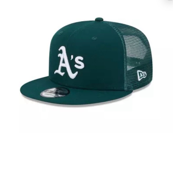 New Era Dark Green Mesh Baseball Cap - Picture 1 of 5
